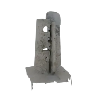 Abstract Brutalist Concrete Sculpture