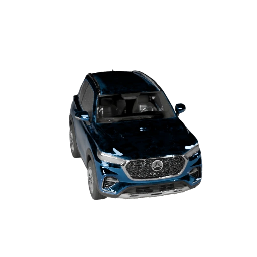 Crossover-SUV 3D-Modell für Blender & Spiele - PBR-Asset (Legacy)