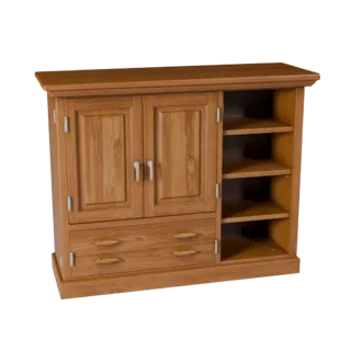 Wall Mounted Cabinet 3D Cinematic Asset for Studio