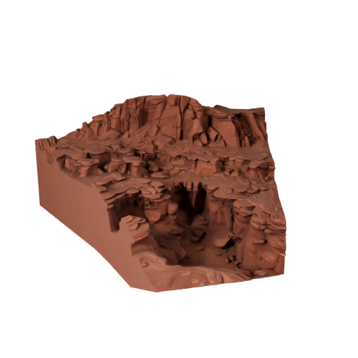 Bioma Red Rock Canyon Asset 3D Unreal per Livelli di Gioco
