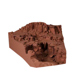 Red Rock Canyon Biome Unreal 3D Asset for Game Levels