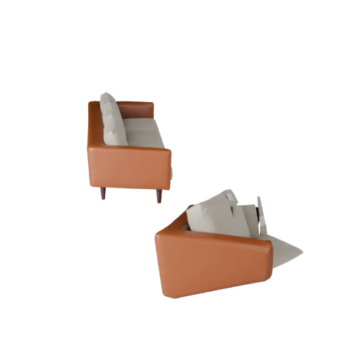 Mid Century Modular Couch 3D Kit Asset für Erbauer