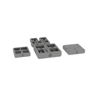 Modular Storage Containers with Lids