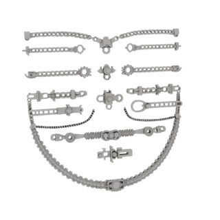 Luxury Necklace Set 3D Render Asset for Studio Use
