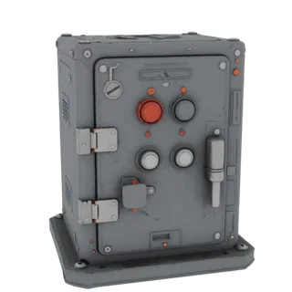 Industrial Switch Box 3D Print Asset for Hobby Use
