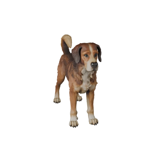 Modèle 3D de Chien pour Blender - Asset PBR avec Textures | Libre de Droits