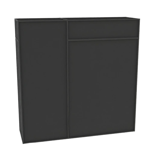 Modern Two-Tone Cabinet