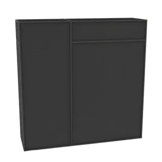 Modern Two-Tone Cabinet