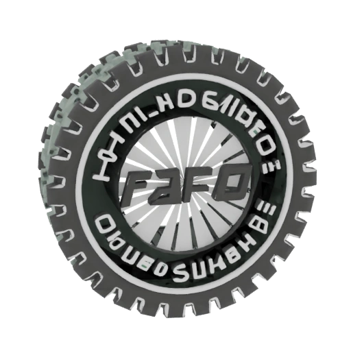 FAFO Tire Logo 3D Model
