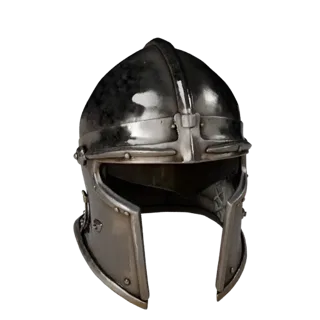 Unity Ready Medieval Combat Helmet 3D Engine Asset