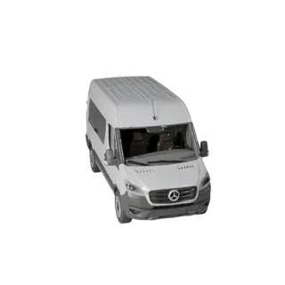 Modello 3D Cargo Van per Blender - Asset Pronto per il Rendering