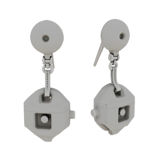 Pendientes de Gota 3D para Impresión STL Hobby