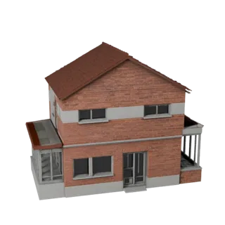 Mountain Cabin 3D Model for Unreal - Realtime Asset