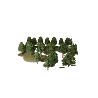 Hedge Row Kit Unity Asset Vegetation 3D for Game Levels