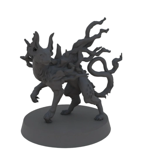 Mystic Forest Hound 3D Model