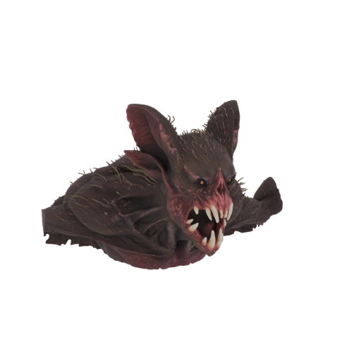 Demonic Bat Creature 3D Model