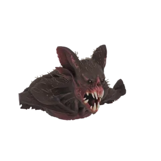 Demonic Bat Creature 3D Model