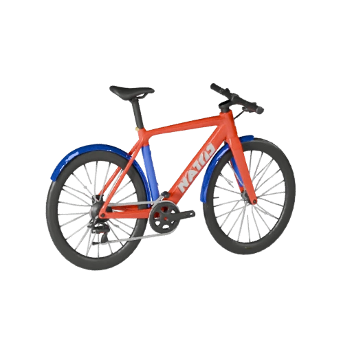 Modelo 3D de Bicicleta Deportiva de Caricatura - Activo Estilizado para Juegos