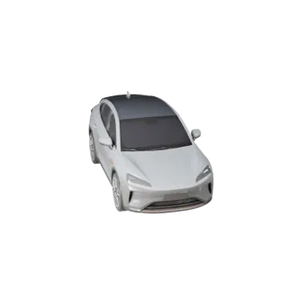 Cartoon Sedan 3D Model for Stylized Games PBR Asset (Legacy)