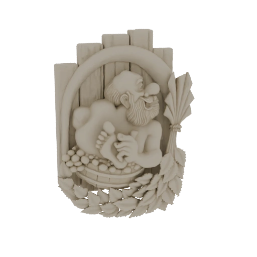 Bathing Man Relief