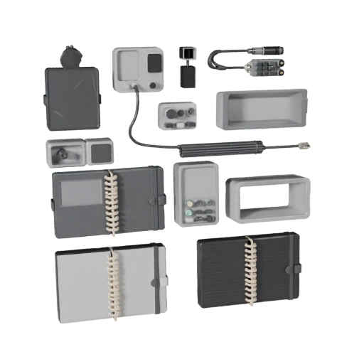 Dettagliato Asset Hero 3D Notebook Startup per Studio