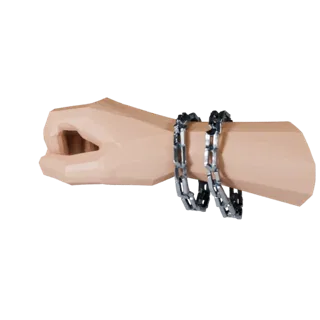 Low Poly Chain Bangle 3D Asset for Realtime Levels