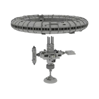 Research Space Station 3D Asset for Resin Printers