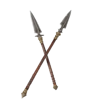 Ornate Spear Prop 3D Asset for Realtime Engine Use