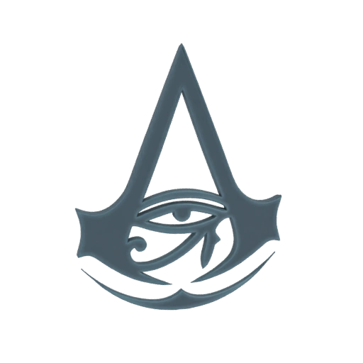 Assassin's Creed Eye of Horus Logo 3D Model