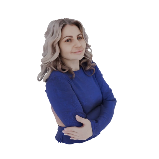 Woman in Blue Sweater