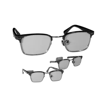 Sport Reading Glasses 3D Asset for Online Browsers