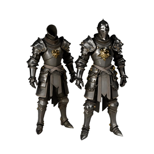 Modèle de personnage réaliste de Chevalier 3D pour scènes RPG