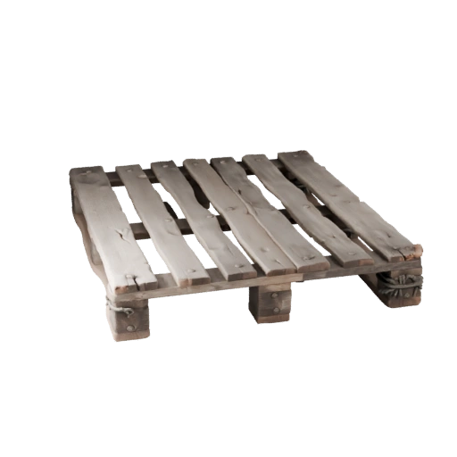 Modello 3D di Bancale di Legno Medievale per Studi Cinematografici