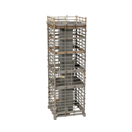 Échafaudage de chantier 3D Studio pour Cinema