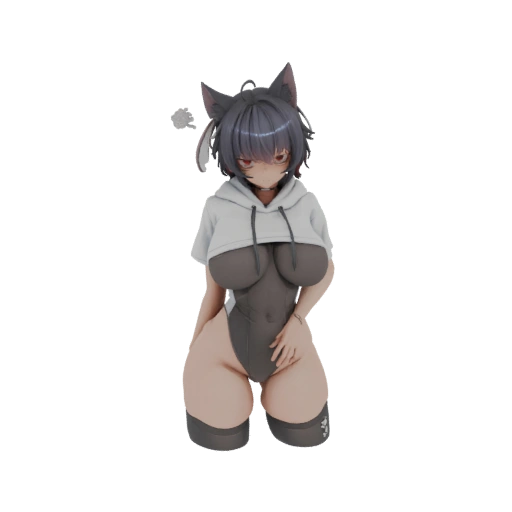 Anime Cat Girl Figure