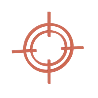 Red Crosshair Target Reticle