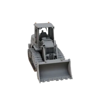 Warehouse Bulldozer STL 3D Asset for Home Printers