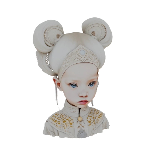 Fantasy Child Empress 3D Model