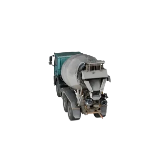 Roadwork Concrete Mixer 3D Asset for Studio Renders