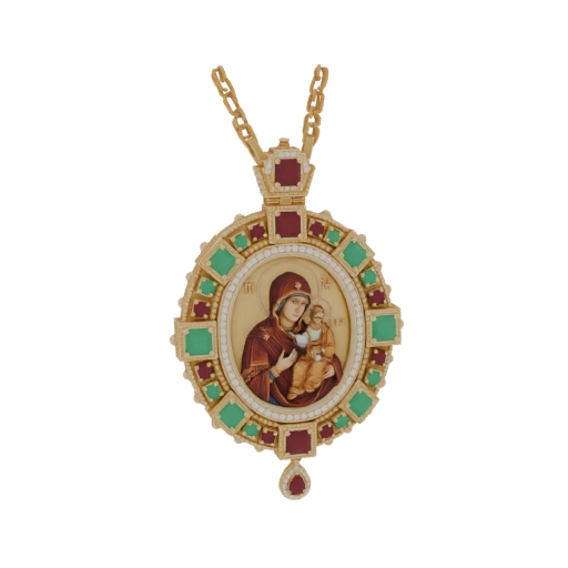 Ornate Icon Pendant 3D Model