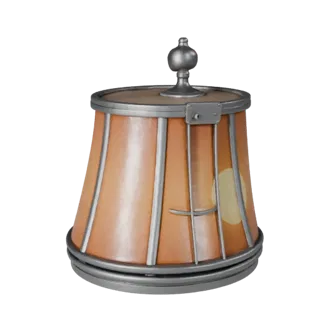 Art Deco Floor Lamp 3D Kit Asset for Studio Builds
