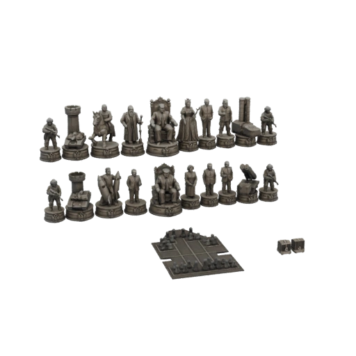 Medieval King's Court Chess Set