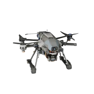 Research Lab Drone 3D Model for Game Engine Levels