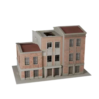 Mediterranean House 3D Model - Realistic Archviz Asset