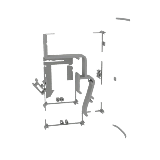 Abstract Geometric Structure 3D Model