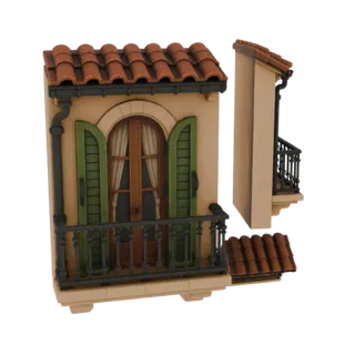 Mediterranean Balcony and Window