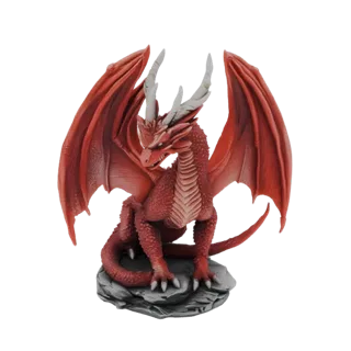 Red Dragon on Rocky Base