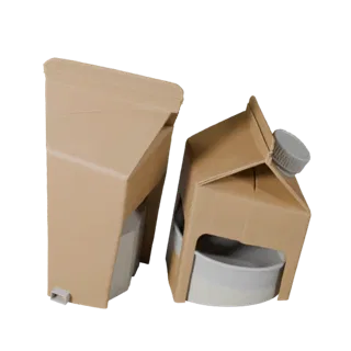 Detailed Sealed Milk Carton 3D Studio Render Asset