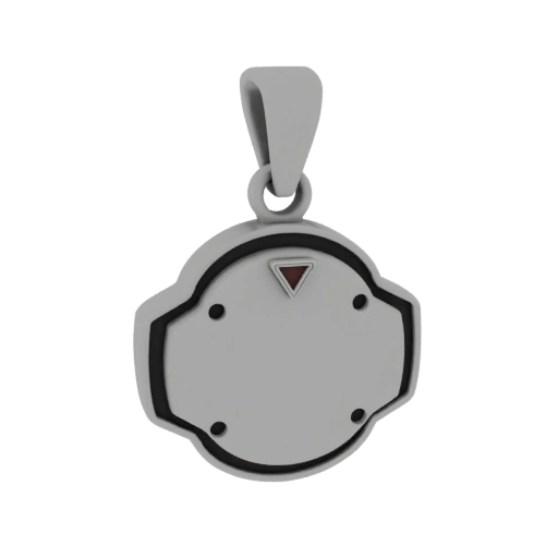 Asset 3D pendentif minimaliste pour vitrines Hero Studio