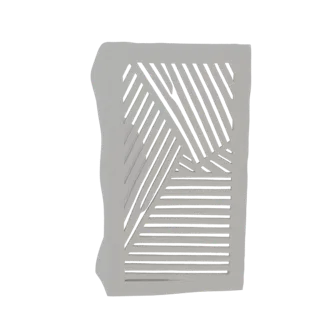 Abstract Geometric Stencil Lamp